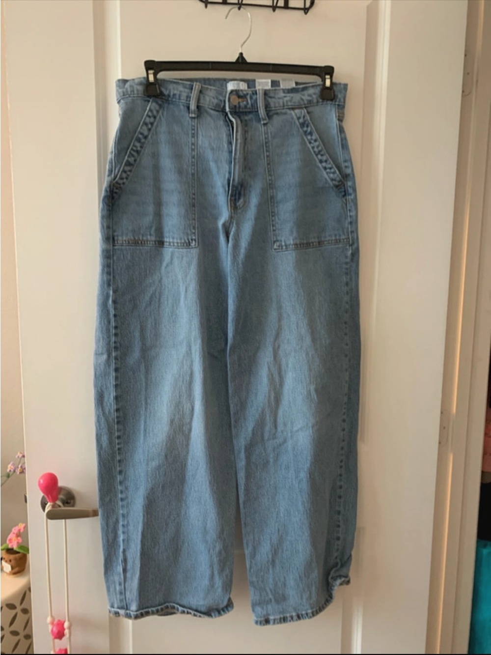 Time and Tru Light Blue High-Rise Wide Leg Jeans